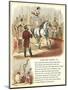 Circus Visit, Bare Back Banner Act-null-Mounted Art Print