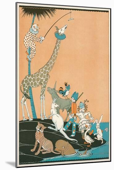 Circus Washed Up on Desert Isle-null-Mounted Art Print