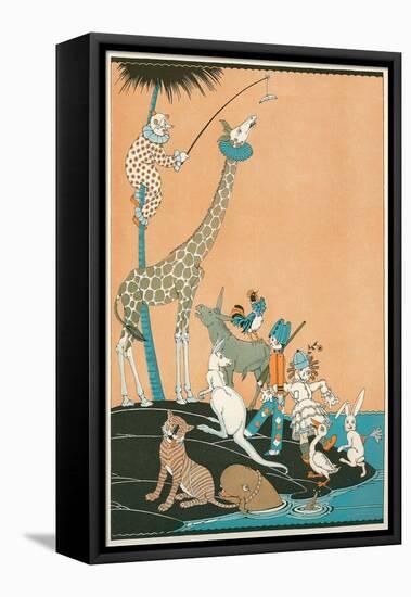 Circus Washed Up on Desert Isle-null-Framed Stretched Canvas