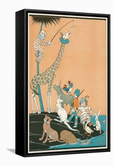 Circus Washed Up on Desert Isle-null-Framed Stretched Canvas