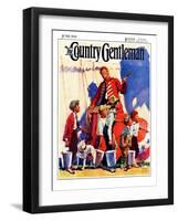 "Circus Work," Country Gentleman Cover, June 1, 1933-William Meade Prince-Framed Premium Giclee Print