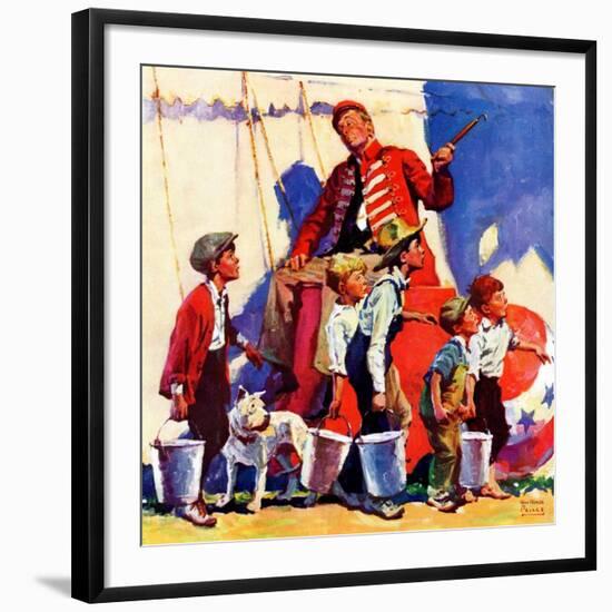 "Circus Work,"June 1, 1933-William Meade Prince-Framed Giclee Print