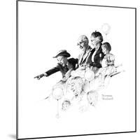 Circus-Norman Rockwell-Mounted Giclee Print