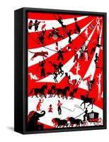 Circus-Milovelen-Framed Stretched Canvas