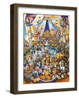 Circus-Bill Bell-Framed Giclee Print