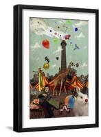 Circus-Elo Marc-Framed Giclee Print