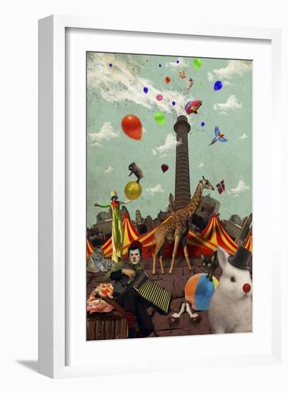 Circus-Elo Marc-Framed Giclee Print