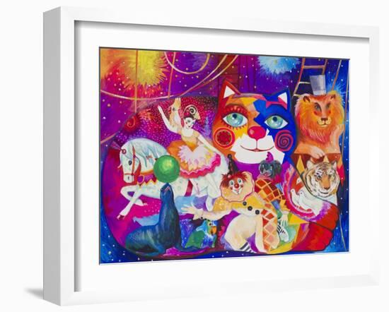 Circus-Oxana Zaika-Framed Giclee Print