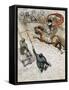 Circus-Jean-Jacques Grandville-Framed Stretched Canvas