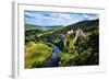 Cirq La Popie Village on the Cliffs Scenic View, France-MartinM303-Framed Photographic Print