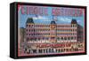 Cirque Américain - Place Du Chateau D'Eau-null-Framed Stretched Canvas
