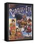 Cirque D'Ete-Summer Circus-Charles Levy-Framed Stretched Canvas