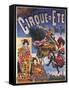 Cirque D'Ete-Summer Circus-Charles Levy-Framed Stretched Canvas