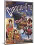 Cirque D'Ete-Summer Circus-Charles Levy-Mounted Art Print