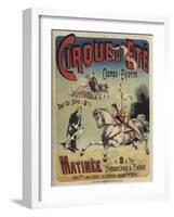 Cirque d'Ete-Charles Levy-Framed Giclee Print