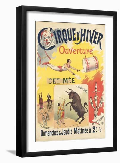 Cirque d'hiver : ouverture-null-Framed Giclee Print