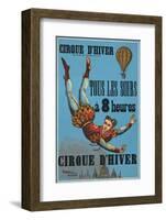 Cirque d’hiver-Vintage Reproduction-Framed Art Print