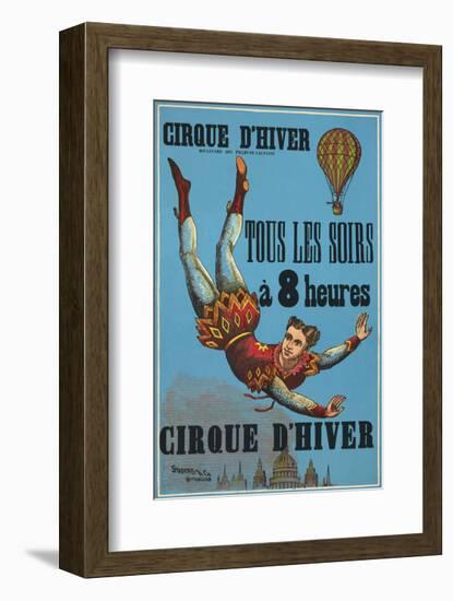 Cirque d’hiver-Vintage Reproduction-Framed Art Print