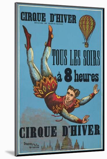 Cirque d’hiver-Vintage Reproduction-Mounted Art Print