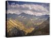 Cirque De Gavarnie from Pic De Tantes, Pyrenees Mountains, Haute-Pyrenees, Midi-Pyrenees, France-David Hughes-Stretched Canvas