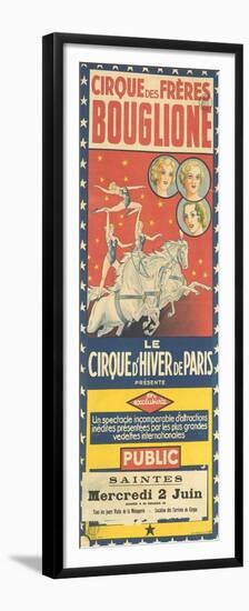 Cirque des Frères Bouglione-null-Framed Premium Giclee Print