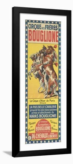 Cirque des Frères Bouglione-null-Framed Giclee Print