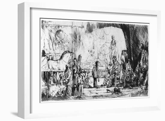 Cirque Pinder, C1890-1940-Auguste Brouet-Framed Giclee Print