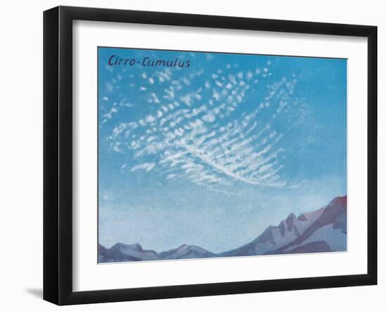 'Cirro-Cumulus - A Dozen of the Principal Cloud Forms In The Sky', 1935-Unknown-Framed Giclee Print