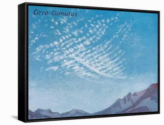'Cirro-Cumulus - A Dozen of the Principal Cloud Forms In The Sky', 1935-Unknown-Framed Stretched Canvas