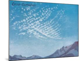 'Cirro-Cumulus - A Dozen of the Principal Cloud Forms In The Sky', 1935-Unknown-Mounted Giclee Print