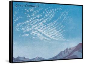 'Cirro-Cumulus - A Dozen of the Principal Cloud Forms In The Sky', 1935-Unknown-Framed Stretched Canvas