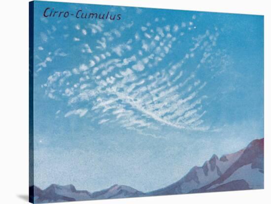 'Cirro-Cumulus - A Dozen of the Principal Cloud Forms In The Sky', 1935-Unknown-Stretched Canvas