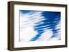 Cirrus clouds displaying wind shear, Brechin, Scotland, UK-Niall Benvie-Framed Photographic Print