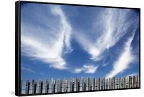 Cirrus Clouds in Summer Sky-Paul Souders-Framed Stretched Canvas