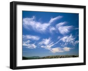 Cirrus Clouds, Tien Shan Mountains, Kazakhstan, Central Asia-N A Callow-Framed Photographic Print