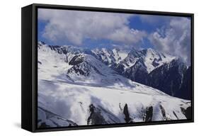 Cis Tien Shan Range Near Lake Issykkul, Kyrgyzstan-Gavin Hellier-Framed Stretched Canvas