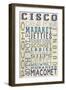 Cisco, Massachusetts-Lantern Press-Framed Art Print