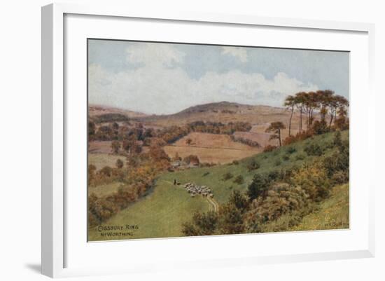 Cissbury Ring Near Worthing-Alfred Robert Quinton-Framed Giclee Print