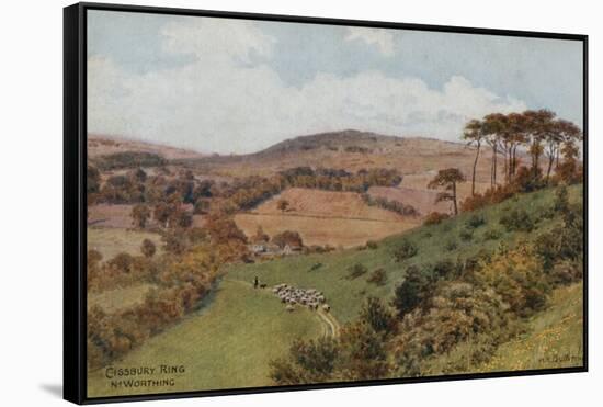 Cissbury Ring Near Worthing-Alfred Robert Quinton-Framed Stretched Canvas