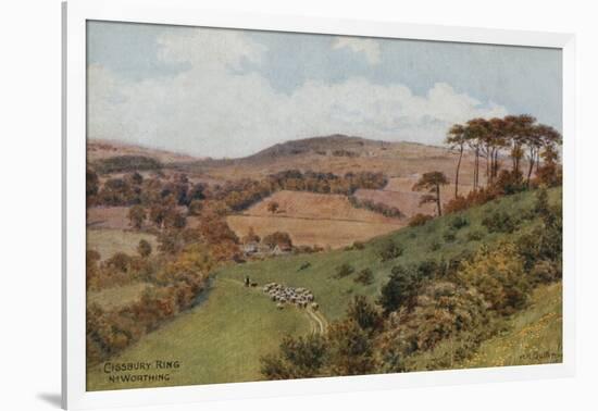 Cissbury Ring Near Worthing-Alfred Robert Quinton-Framed Giclee Print