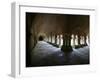 Cistercian Abbey Cloister, Fontenay, Marmagne, Doubs, Burgundy, France, Europe-Godong-Framed Photographic Print