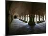 Cistercian Abbey Cloister, Fontenay, Marmagne, Doubs, Burgundy, France, Europe-Godong-Mounted Photographic Print