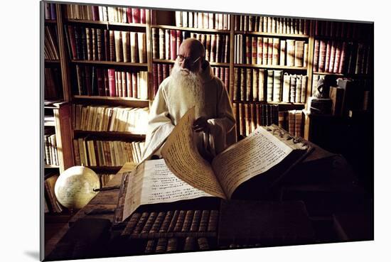 Cistercian Monastery, Notre Dame De Melleray, Library-null-Mounted Photographic Print