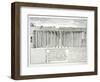 Cistern Beneath the Hippodrome, Constantinople, Turkey, from Entwurf Einer Historischen Architektur-Johann Bernhard Fischer Von Erlach-Framed Giclee Print