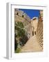 Citadel and Acropolis of Lindos, Rhodes, Dodecanese, Greek Islands, Greece, Europe-null-Framed Photographic Print