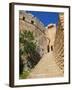 Citadel and Acropolis of Lindos, Rhodes, Dodecanese, Greek Islands, Greece, Europe-null-Framed Photographic Print