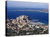 Citadel and Calvi, Corsica, France, Mediterranean, Europe-Yadid Levy-Stretched Canvas