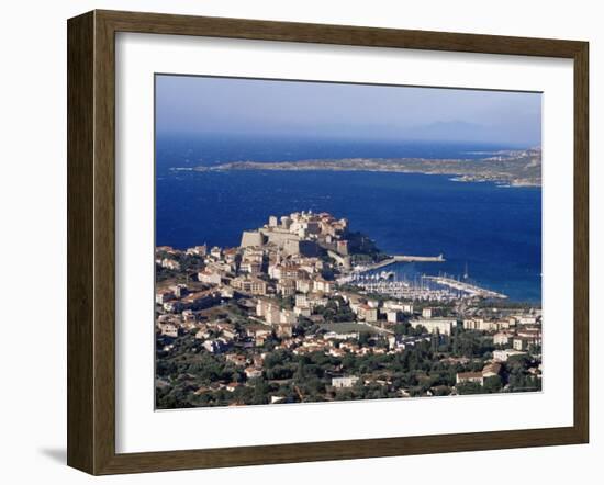 Citadel and Calvi, Corsica, France, Mediterranean, Europe-Yadid Levy-Framed Photographic Print