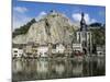 Citadel and Collegiate Church on River Meuse, Dinant, Wallonia, Belgium-Stuart Black-Mounted Photographic Print