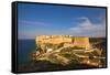 Citadel and High Town, Boniface, Corsica, France-Massimo Borchi-Framed Stretched Canvas